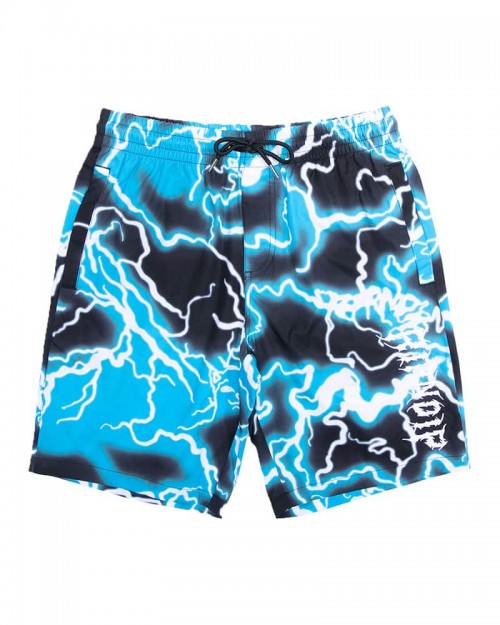 RIPNDIP Nikola Swim Shorts Black/Blue