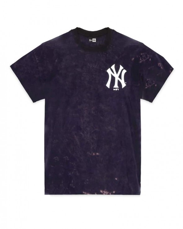 NEW ERA MLB NY Yankees Logo Washed Pack Oversize Tee Navy Blue
