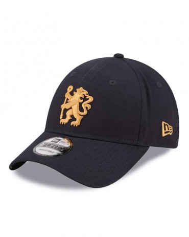 NEW ERA 9FORTY Chelsea Brushed Cotton Navy Gold