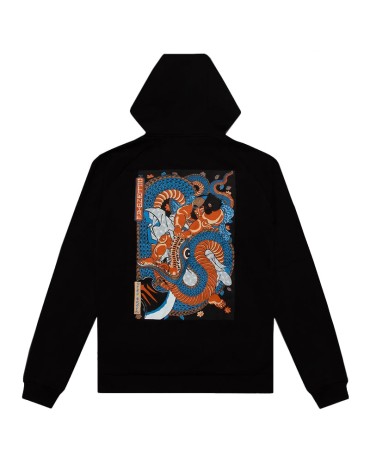 DOLLY NOIRE Kunyoshi Red and Blue Hoodie