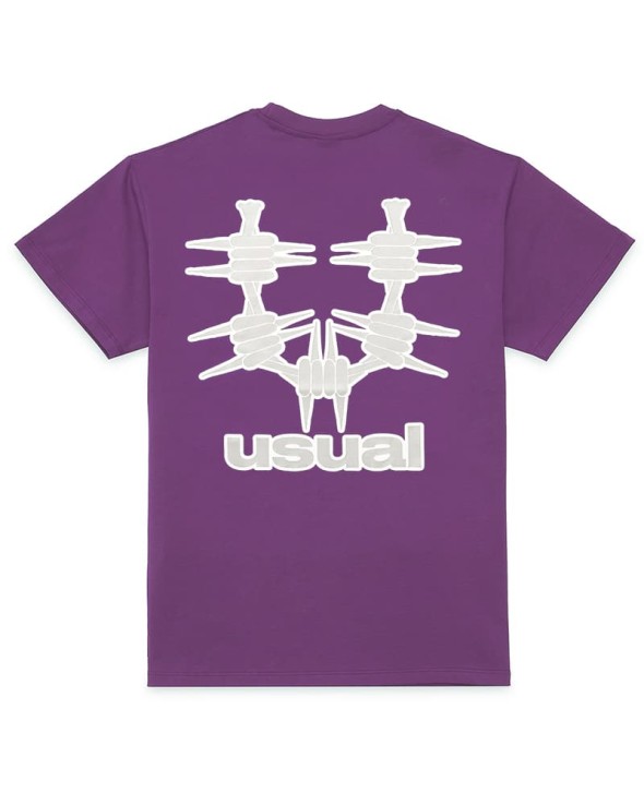 USUAL Outline OG T-shirt Purple