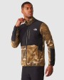 THE NORTH FACE - Pile Glacier Pro Full Zip New Taupe Green Snowcap Mountains Print