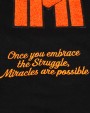 5TATE OF MIND - EMME-I Miracles Varsity Jacket Pelle Nero/Marrone