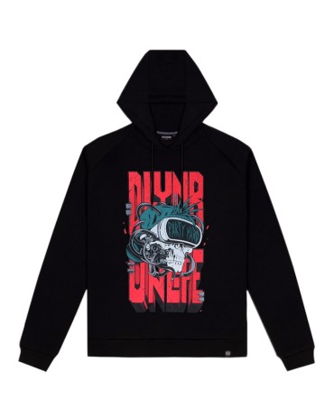 DOLLY NOIRE Party Hard Skull Hoodie Black
