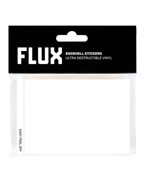 FLUX Eggshell Sticker 50pz White