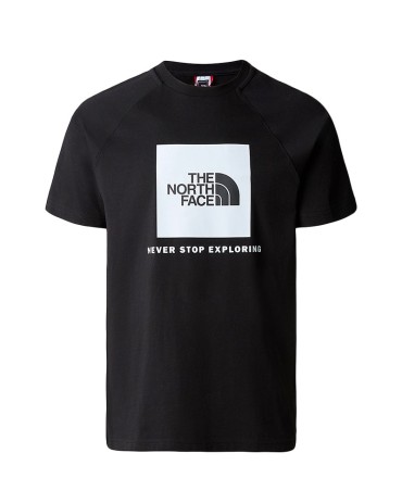 THE NORTH FACE - Raglan Redbox T-Shirt Black / White