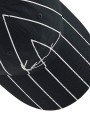 KARL KANI KK Signature Pinstripe Cap Black / White