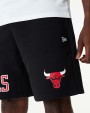 NEW ERA NBA Team Chicago Bulls Black Shorts
