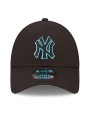 NEW ERA 9FORTY New York Yankees Neon Outline Black