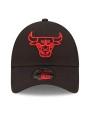 NEW ERA 9FORTY Chicago Bulls Neon Red Outline