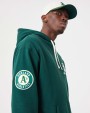 NEW ERA MLB Oakland Athletics Heritage Oversize Hoodie Dark Green