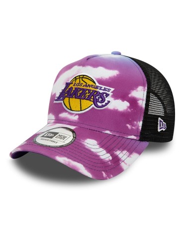 NEW ERA NBA Trucker Cloud All Over Print Los Angeles Lakers Purple/ White