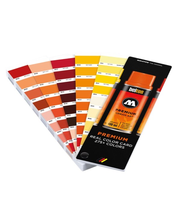 Molotow Premium Real Color Card Palette 275+ Colori