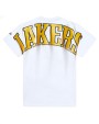 NEW ERA NBA Los Angeles Lakers Infill Logo Oversize Tee White