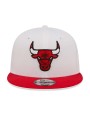 NEW ERA 9FIFTY NBA Chicago Bulls White Crown Team Snapback