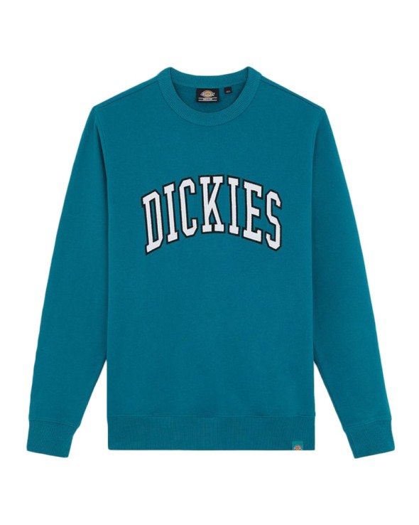 DICKIES - Aitkin Chest Print Sweatshirt Deep Lake