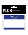 FLUX Eggshell Sticker 50pz Hello My Name Is Blue