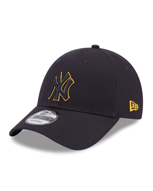 NEW ERA 9FORTY New York Yankees Yellow Outline Black