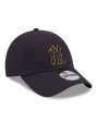NEW ERA 9FORTY New York Yankees Yellow Outline Black