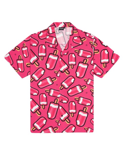 DOLLY NOIRE x MAMBO Bowling Shirt Pattern alla fragola