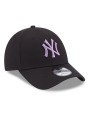 NEW ERA 9FORTY New York Yankees League Essential Black / Purple