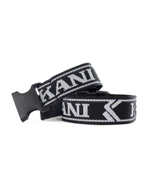 KARL KANI KK College Click Belt Black/White