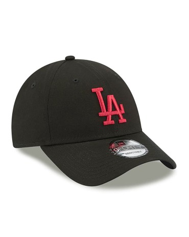 NEW ERA 9FORTY Los Angeles Dodgers Essential Black / Carduelis Pink