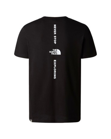 THE NORTH FACE Vertical Line T-Shirt Black / White