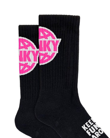 FUNKY Logo Socks Black