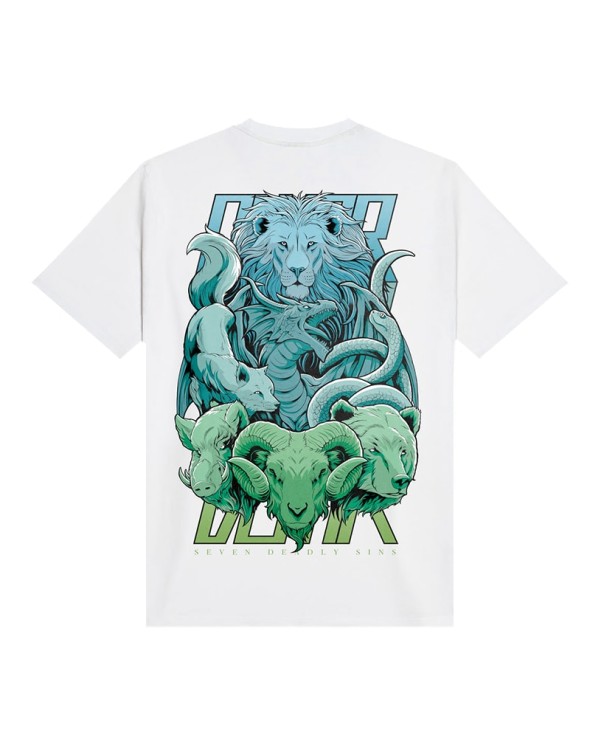 DOLLY NOIRE 7 Deadly Sins Tee White