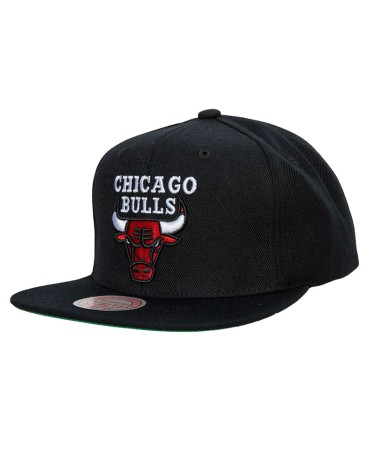 MITCHELL &amp; NESS Chicago Bulls Top Spot Snapback HWC Black