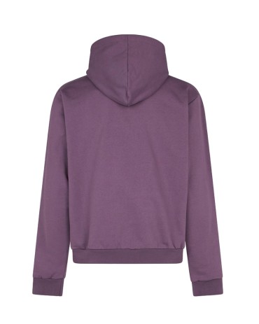 PHOBIA Blue Hoodie With Purple Embroidery Lightning