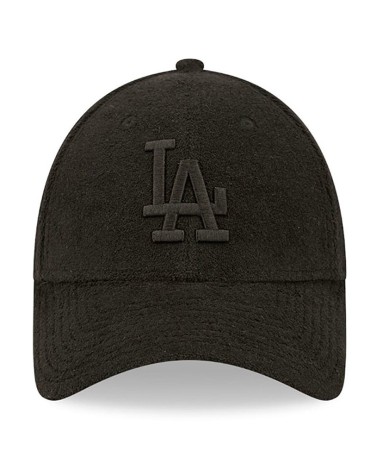 NEW ERA 9FORTY Towelling Los Angeles Dodgers Black on Black