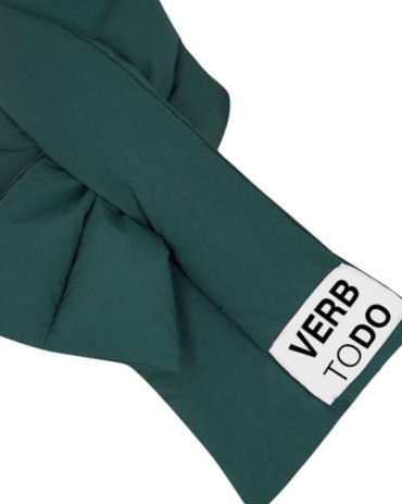VERB TO DO - Vertical Puffer Sciarpa Bottle Green