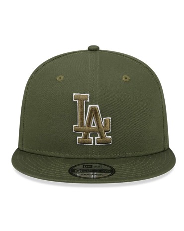 NEW ERA 9FIFTY Los Angeles Dodgers Side Patch Script Olive Green