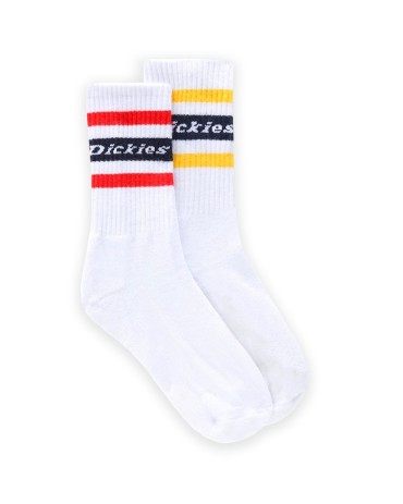 DICKIES Genola Unisex 2 Pack Socks White
