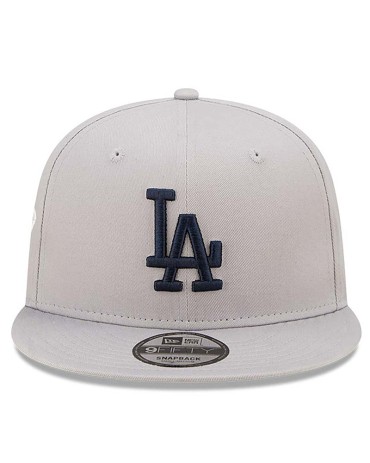 NEW ERA 9FIFTY Snapback Side Patch Los Angeles Dodgers Light Grey