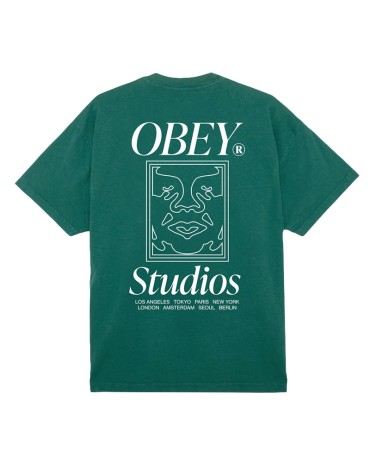 OBEY Studios Icon Heavy Weight Classic Box Adventure Green
