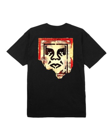 OBEY Ripped Icon Classic Tee Black