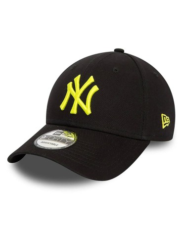 NEW ERA 9FORTY NY Yankees League Essential Black / Fluo Yellow