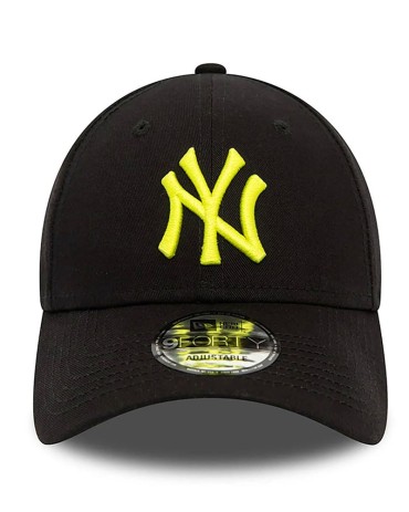 NEW ERA 9FORTY NY Yankees League Essential Black / Fluo Yellow