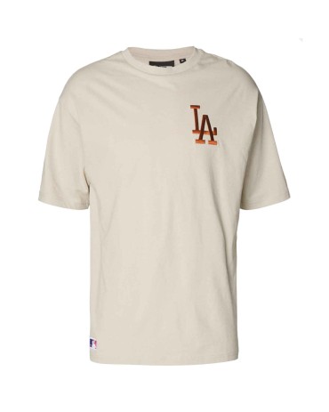 NEW ERA LA Dodgers League Essential T-Shirt Oversize Panna
