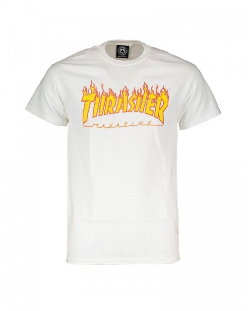 Thrasher Flame T-shirt White