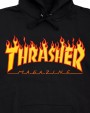 Thrasher Flame Hood Black