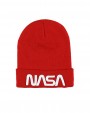 NASA Worm Logo Beanie Red