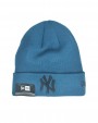 NEW ERA League Essential Cuff Knit NY Yankees Petrolio