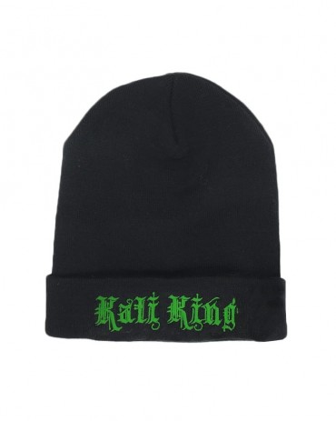 Kali King Black and Green Beanie