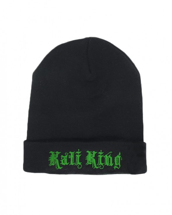 Kali King Black and Green Beanie