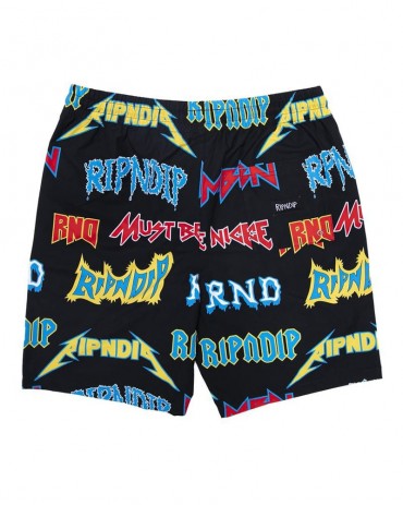 RIPNDIPRock &amp; Nerm Swim Shorts Black