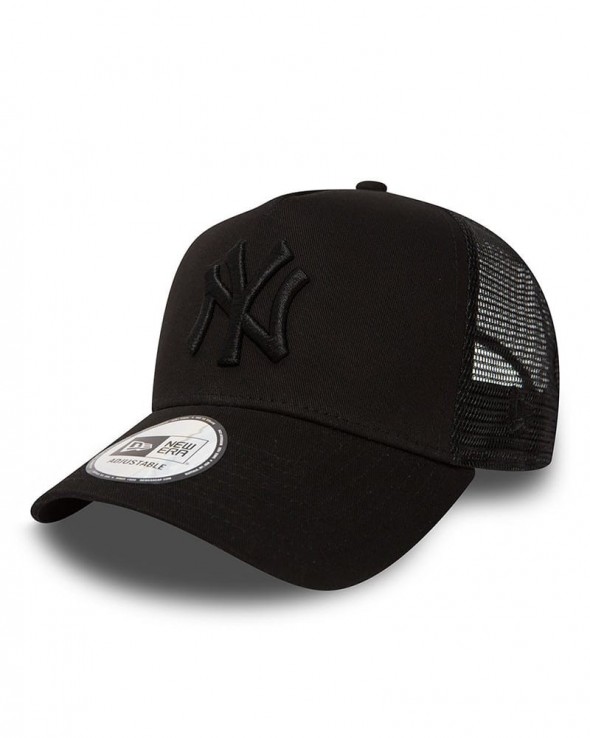 NEW ERA 9FORTY New York Yankees Black On Black Trucker